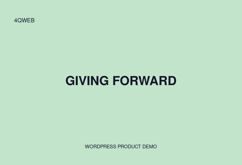 Giving Forward preview