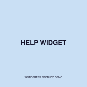 Help Widget