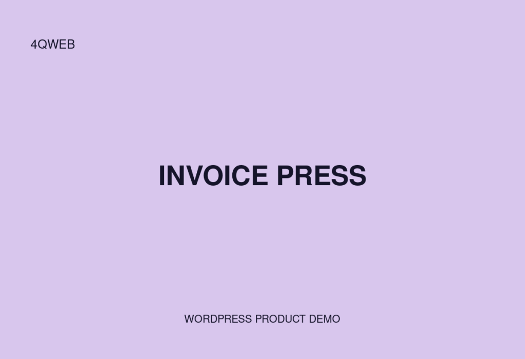 Invoice Press preview