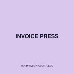 Invoice Press