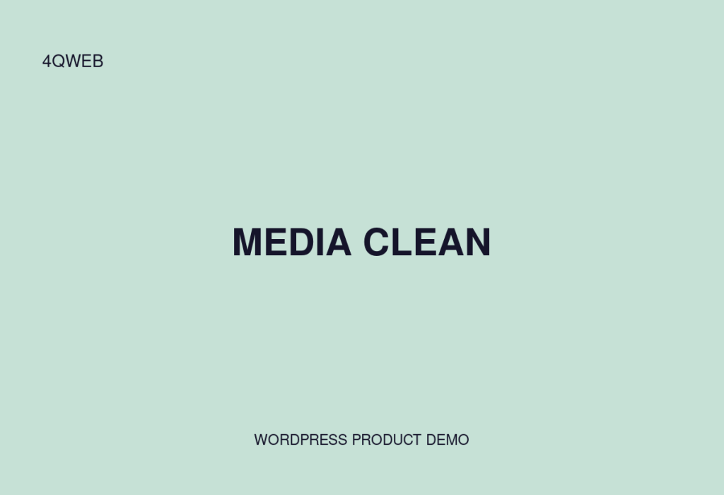 Media Clean preview
