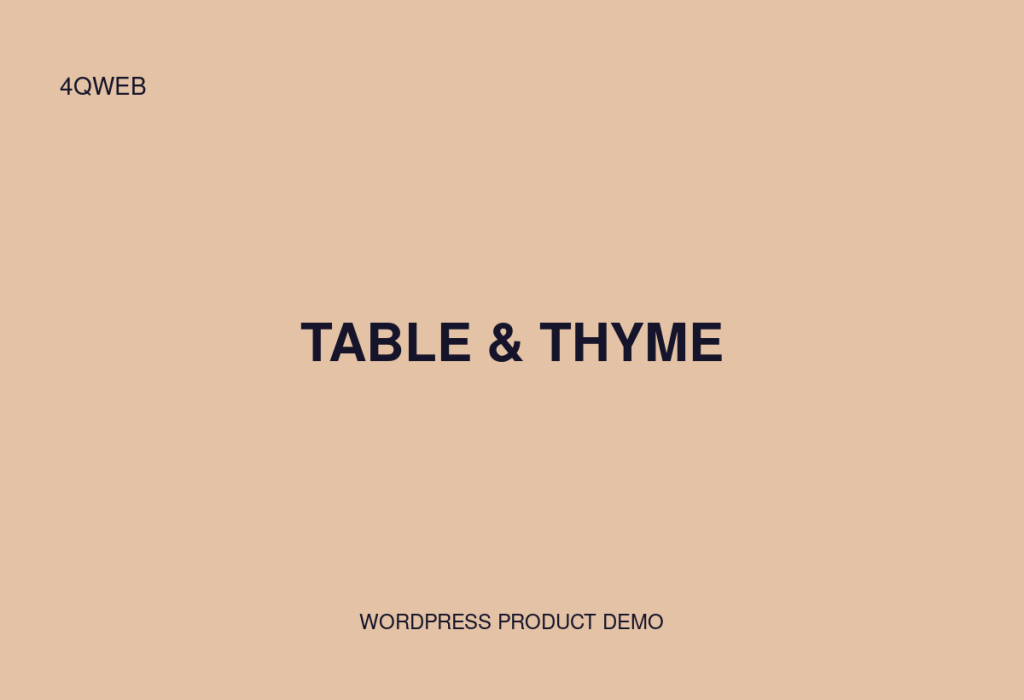 Table & Thyme preview